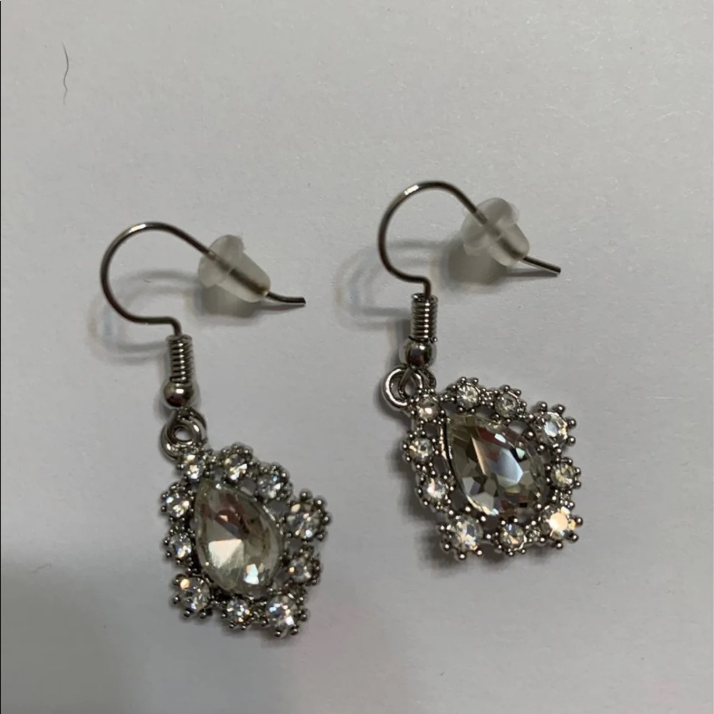Silver earrings